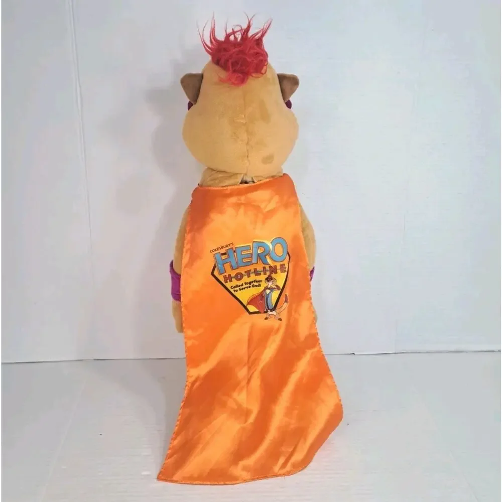 Cokesbury Hero Hotline VBS Plush Puppet Lot 2 Super Meer & Central Red Panda 24